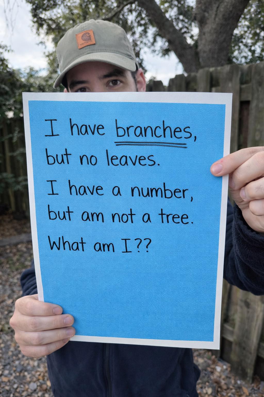 I am not a tree #riddles #brainteaser - Tiffany and Drake | Facebook