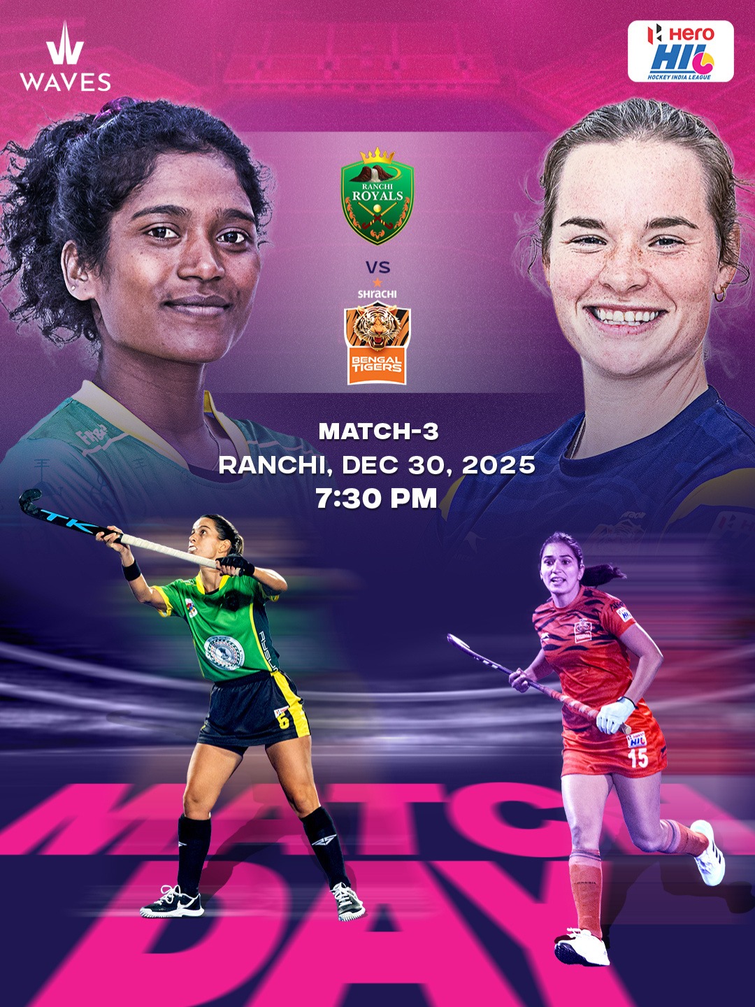 WAVES - All eyes turn to the turf as a fresh contest unfolds. Ranchi ...
