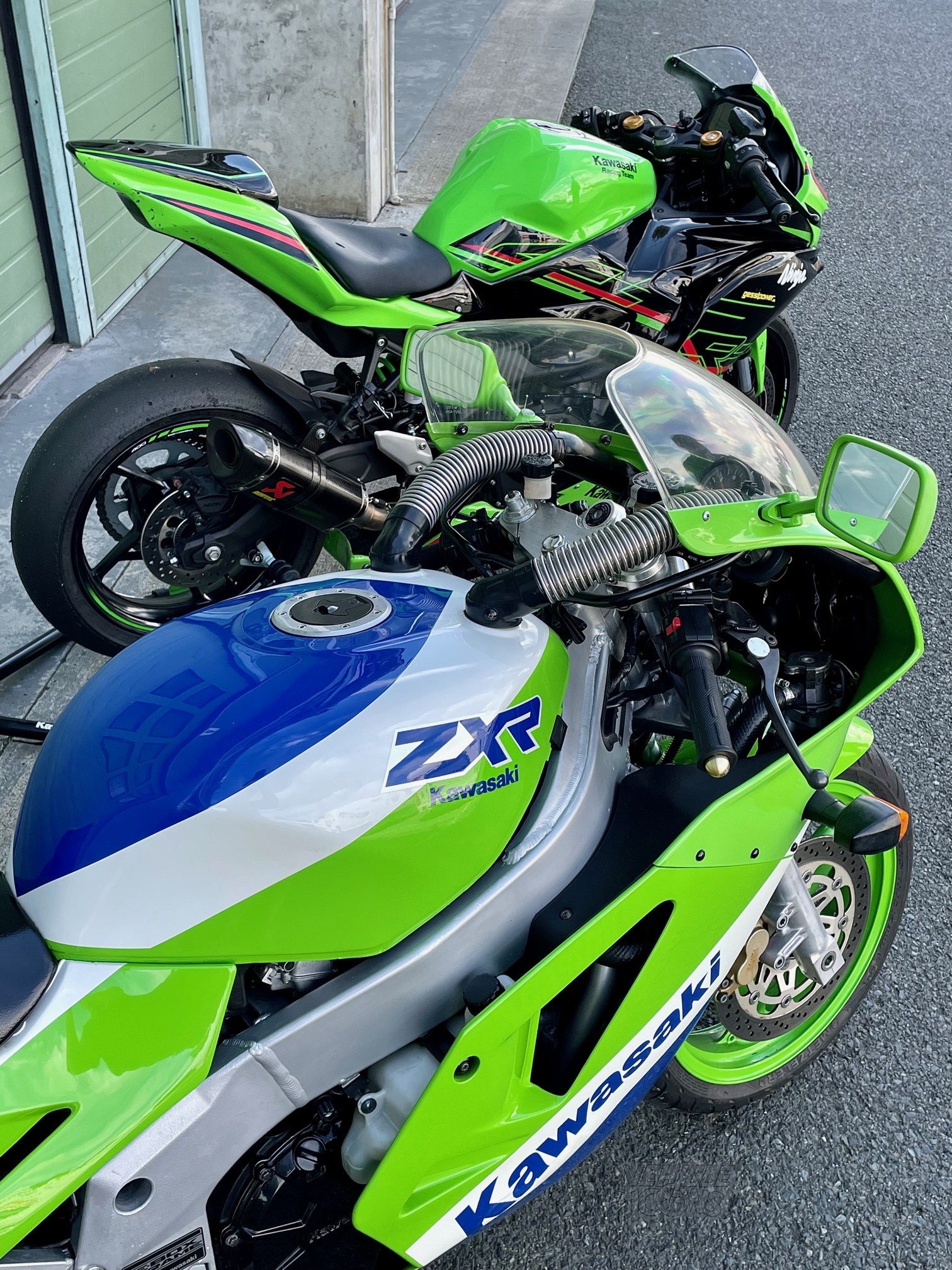 ZXR Ninja generations side by side💥 When Kawasaki