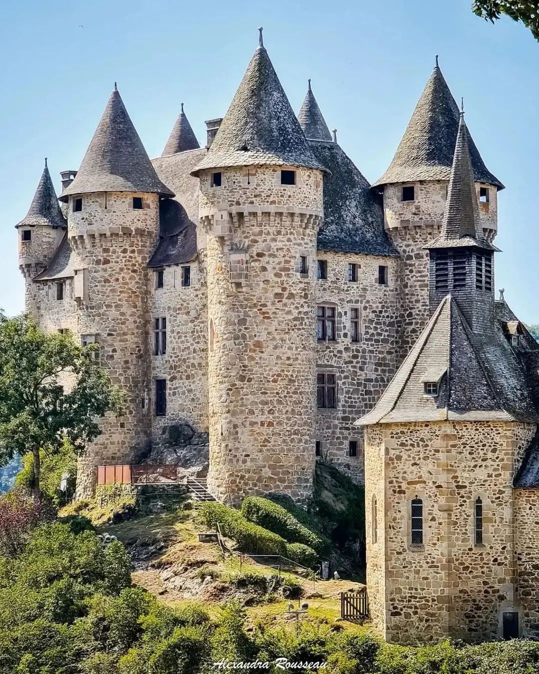 Chateau de Marzac in southwestern France