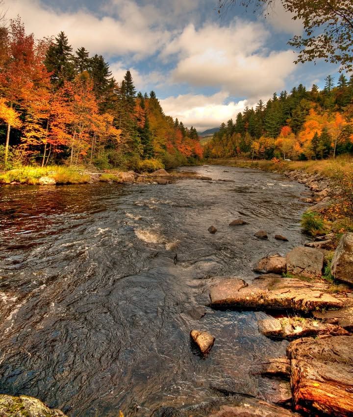 I Love - Down by the riverside, the beautiful rushing Ausable River ...