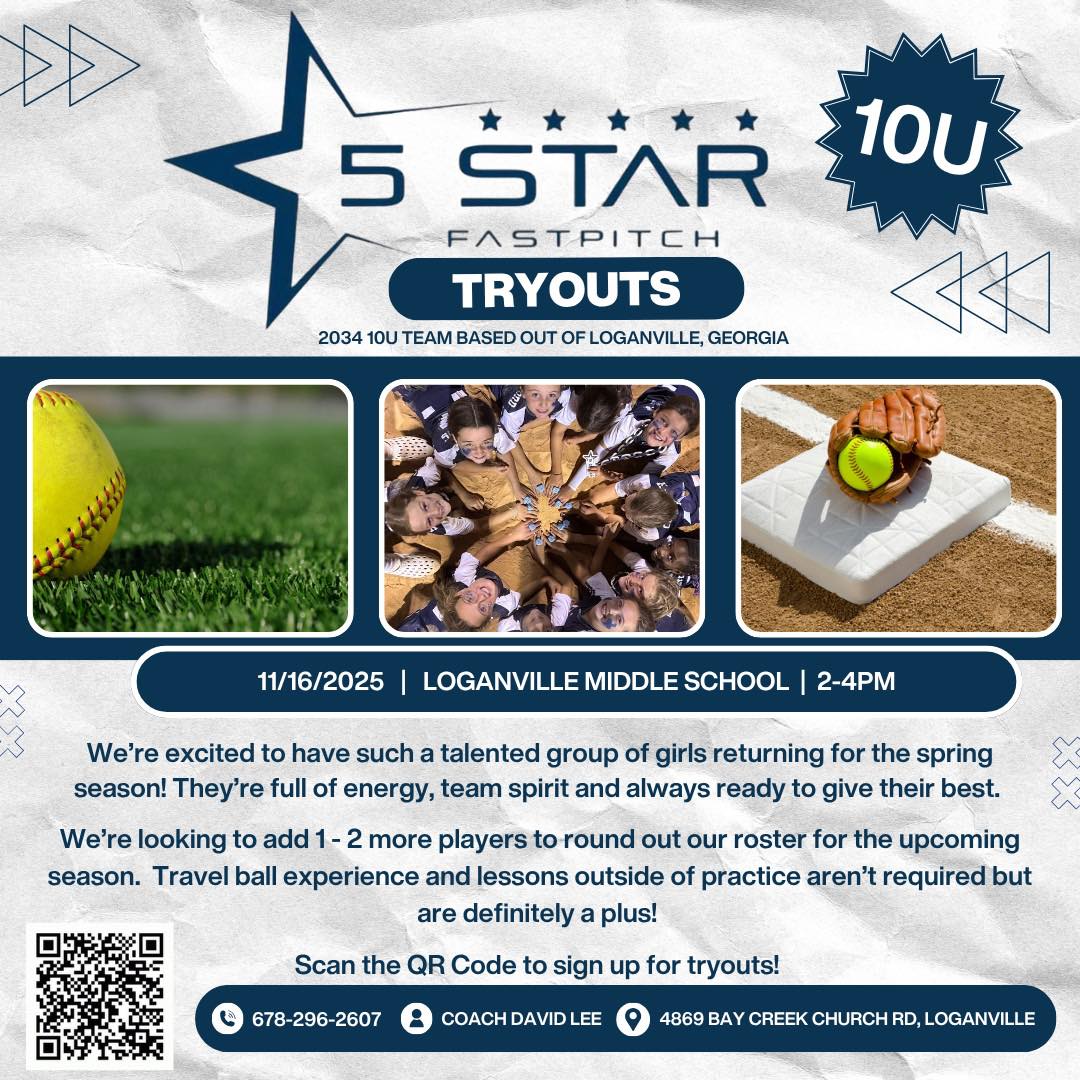 5 Star Fastpitch 2034 | Loganville GA