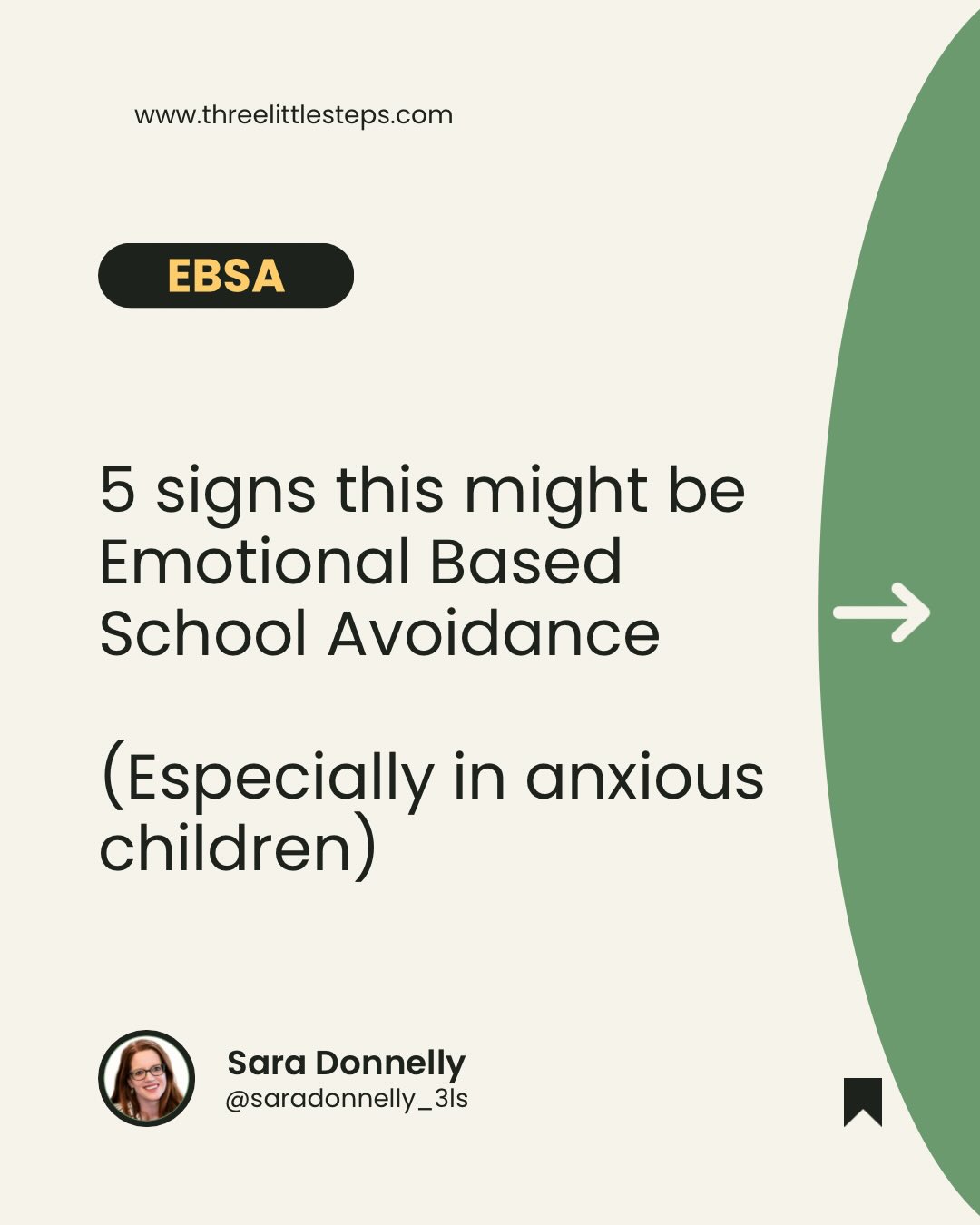 EBSA (Emotionally Based School... - Three Little Steps | Facebook