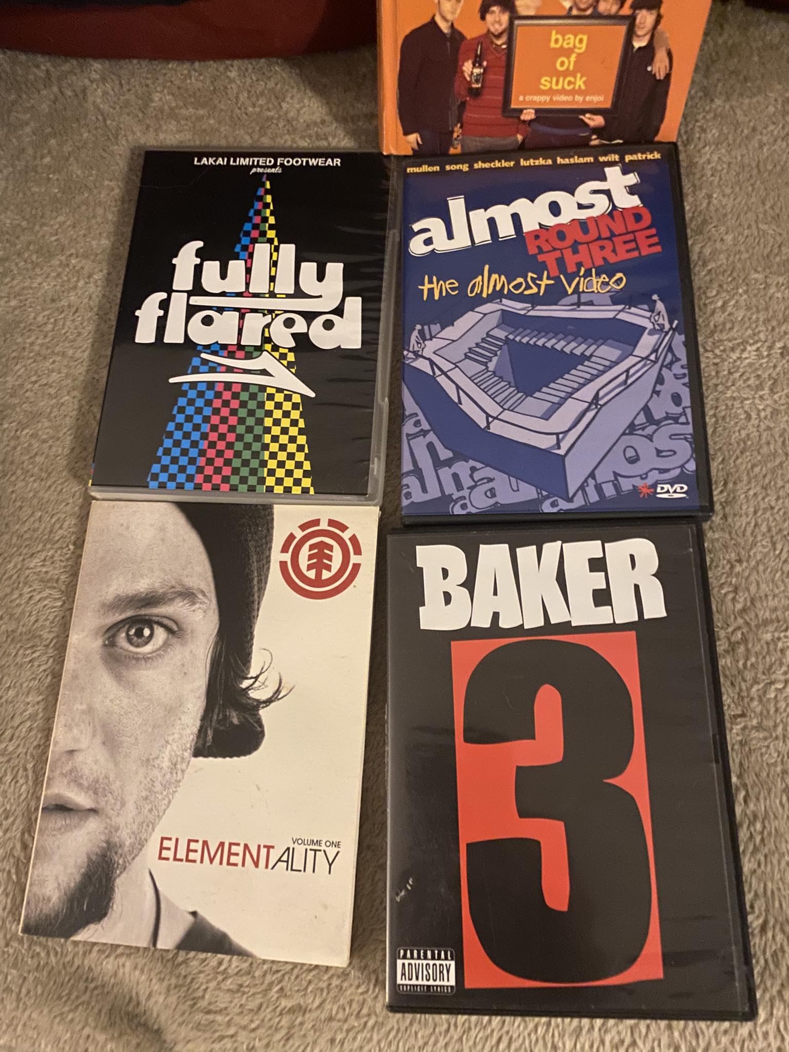 Skate video collection over the years