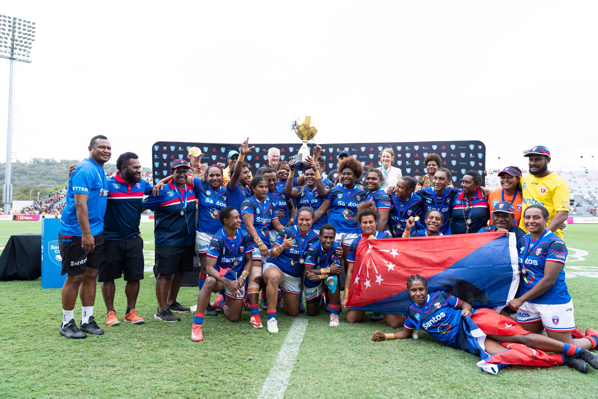 Papua New Guinea Rugby Football League - Day 2 at the Kalabond Oval in ...