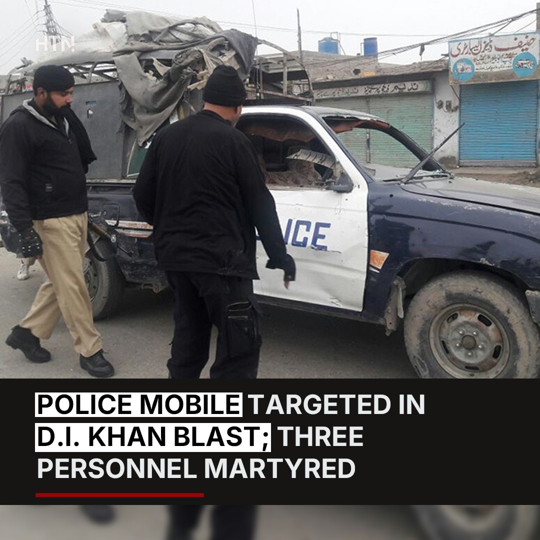 HTN - Officials confirm that a police mobile has been hit by a bomb ...