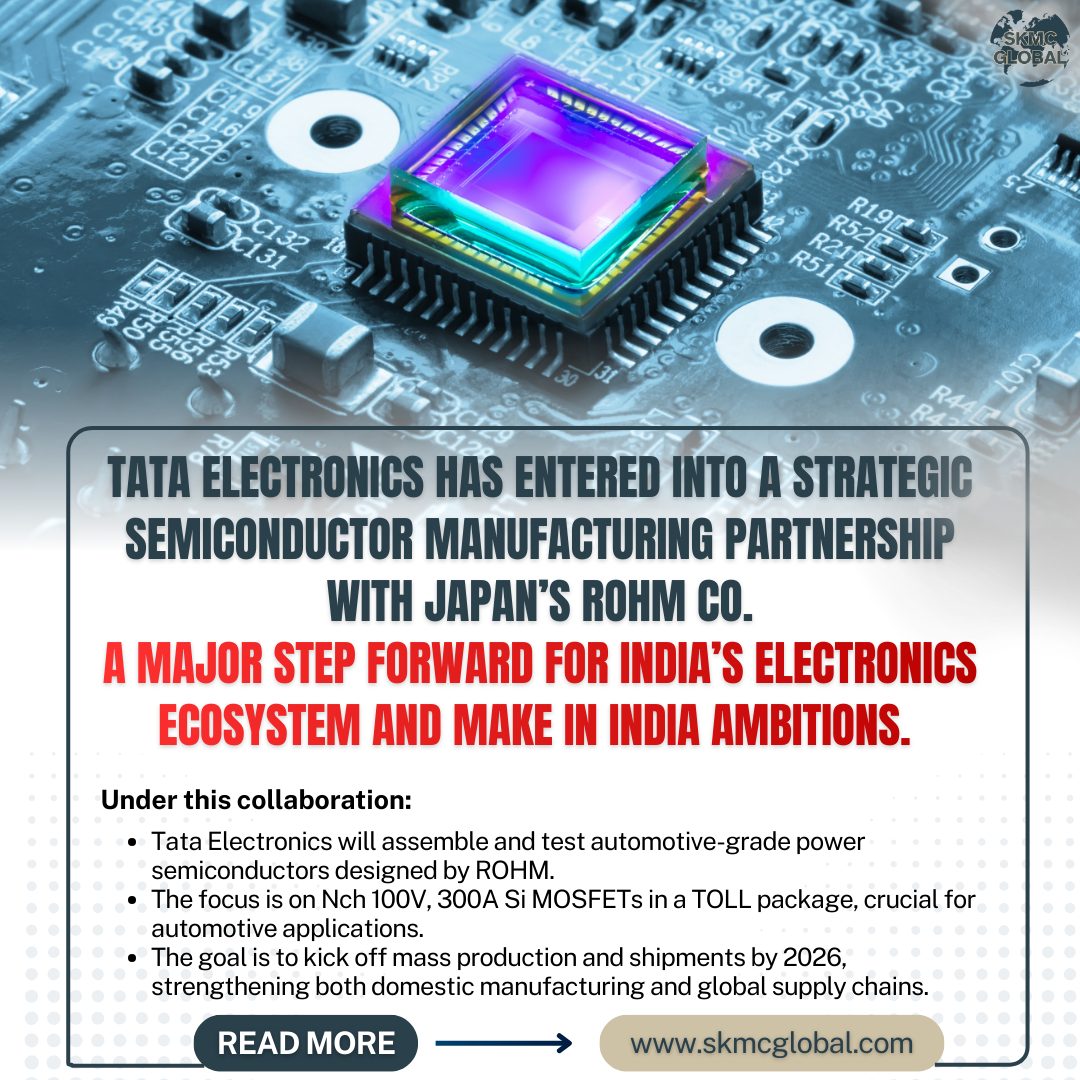 SKMC - Big News in India’s Semiconductor Journey! Tata Electronics has ...