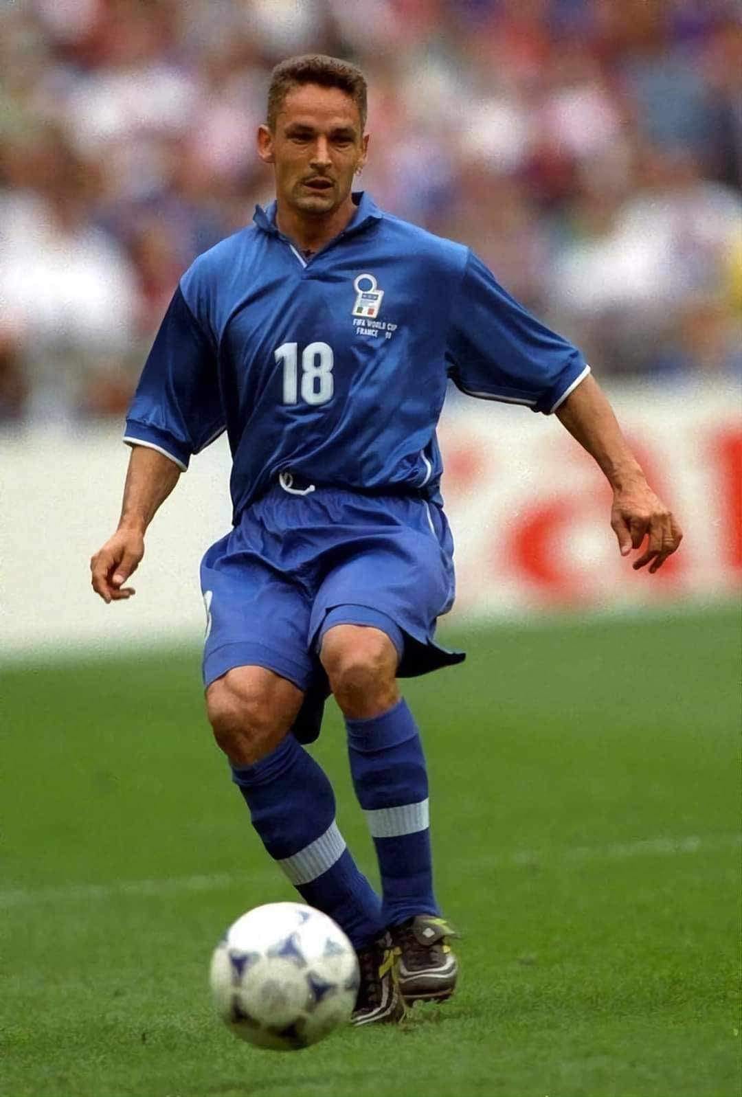 Roberto Baggio's 1998 FIFA World Cup match shirt