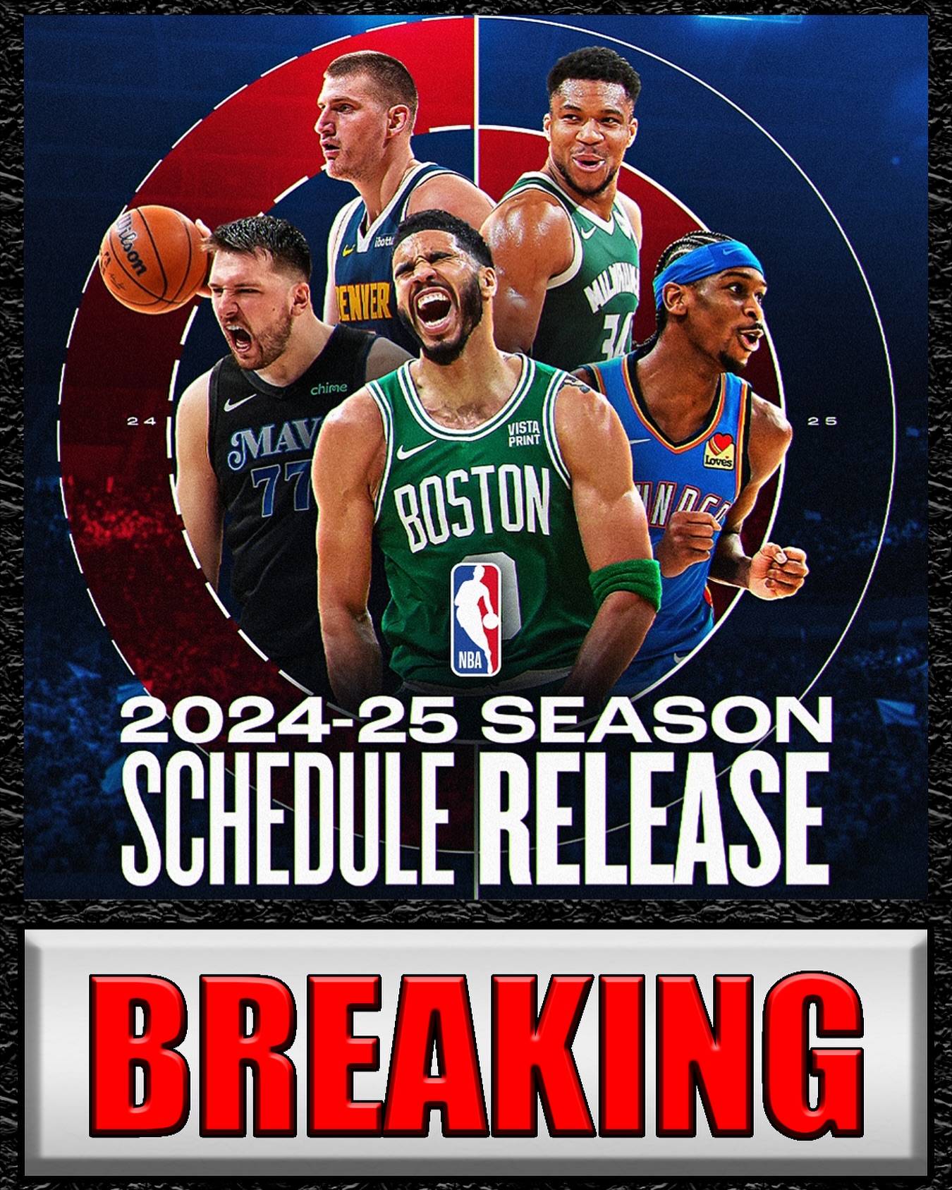 YM - The 2024-25 NBA Schedule has been released. The season is set to ...