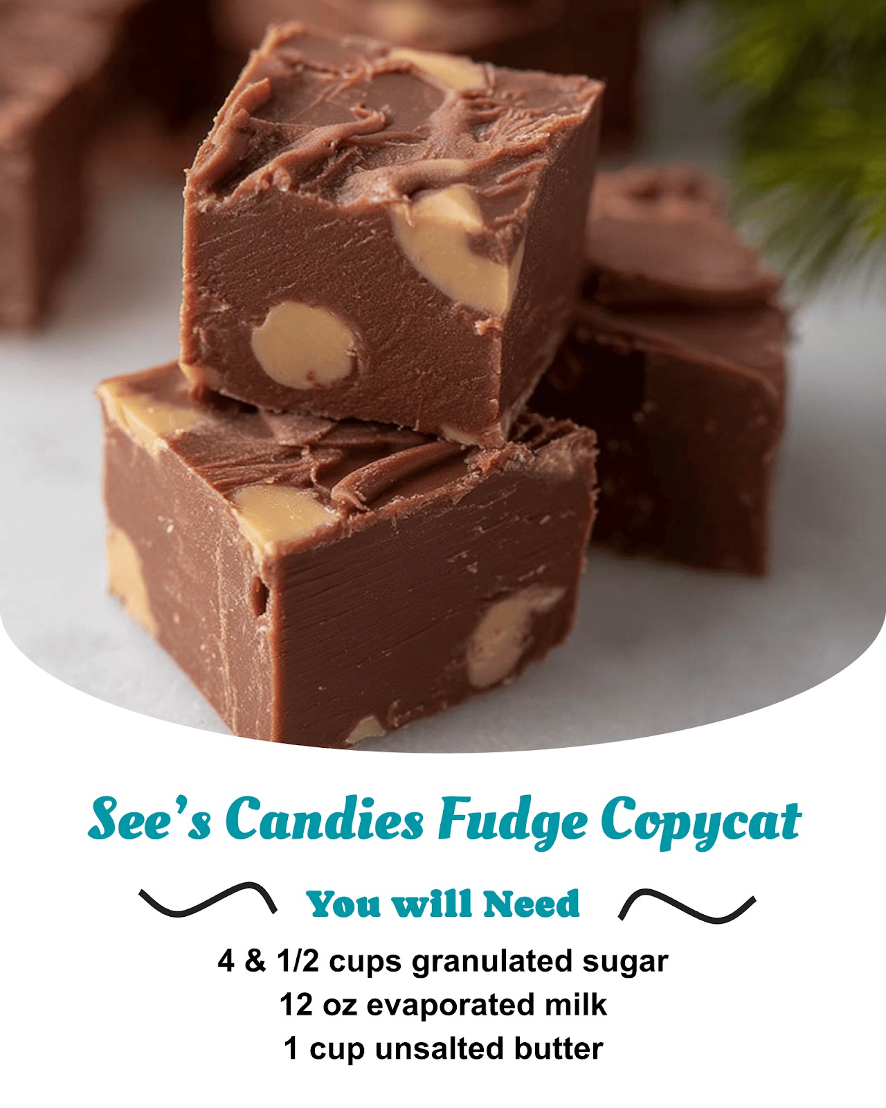 Best&Top - See’s Candies Fudge Copycat 🍫🌰 This rich and velvety fudge