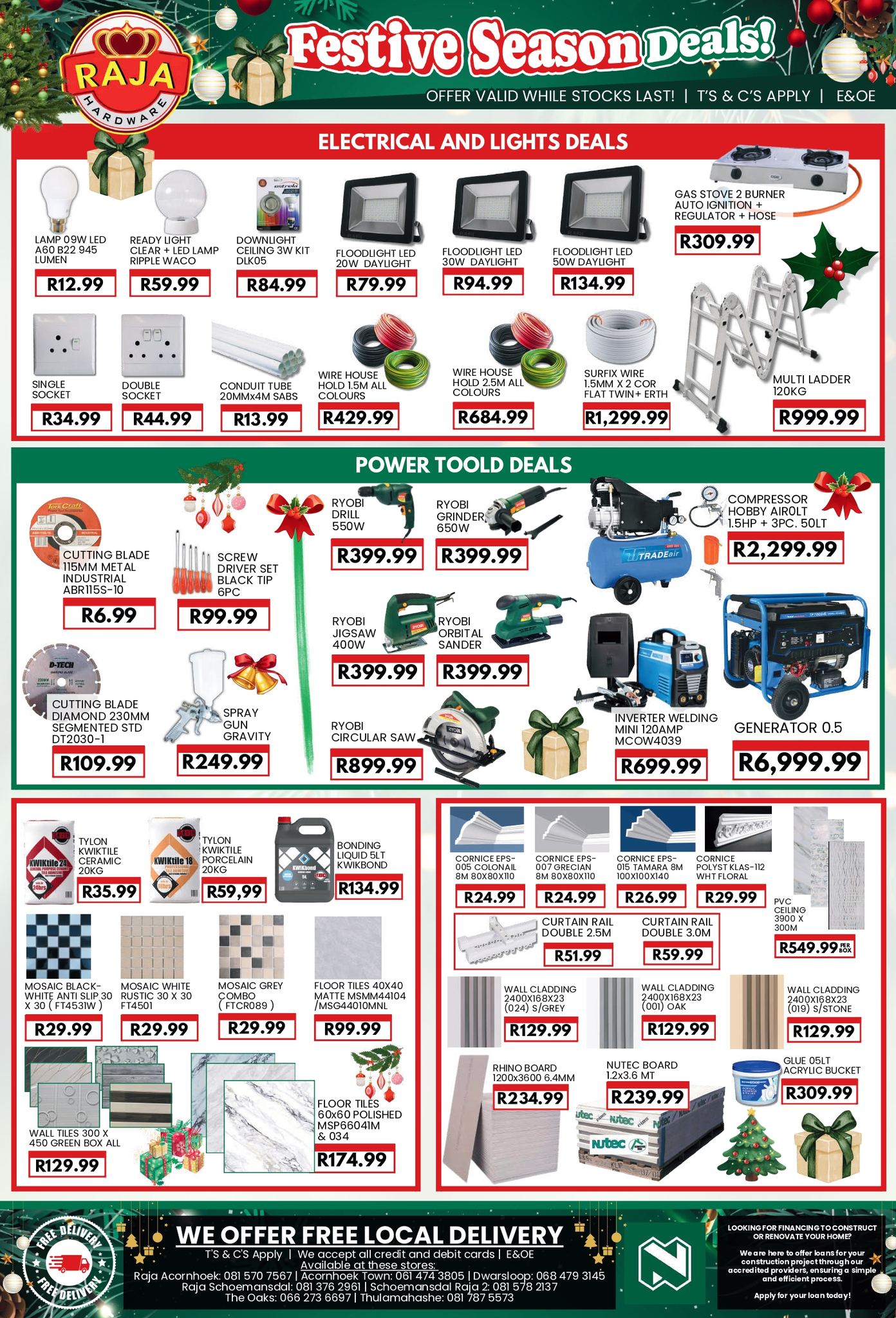 Raja Hardware - 🎄 FESTIVE SEASON DEALS ARE HERE — AND... | Facebook