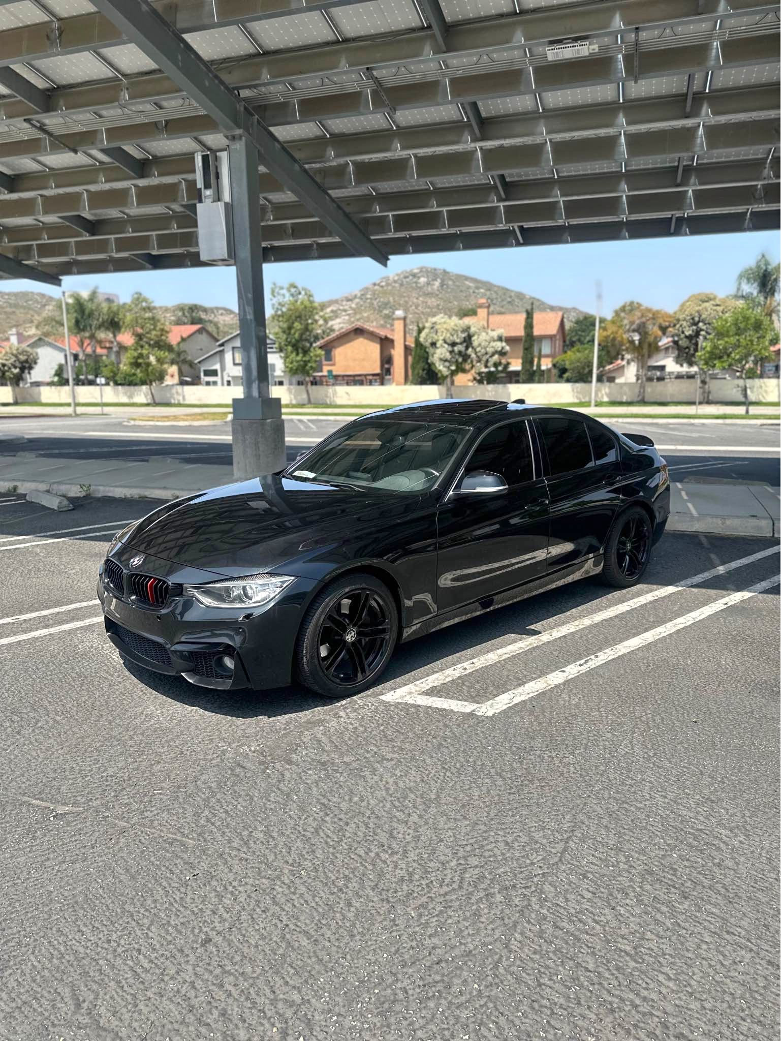 6-Piece Gloss Black Pillar Post Cover Set For BMW 3-Series E90 Sedan (2006-2011) 328i, 335i 4 thumbnail image