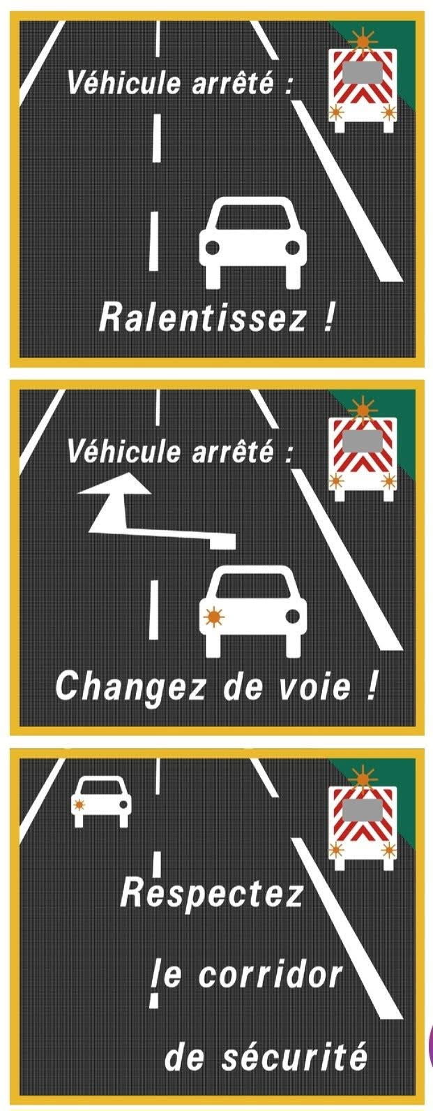Triangle de signalisation routière - Équipement auto