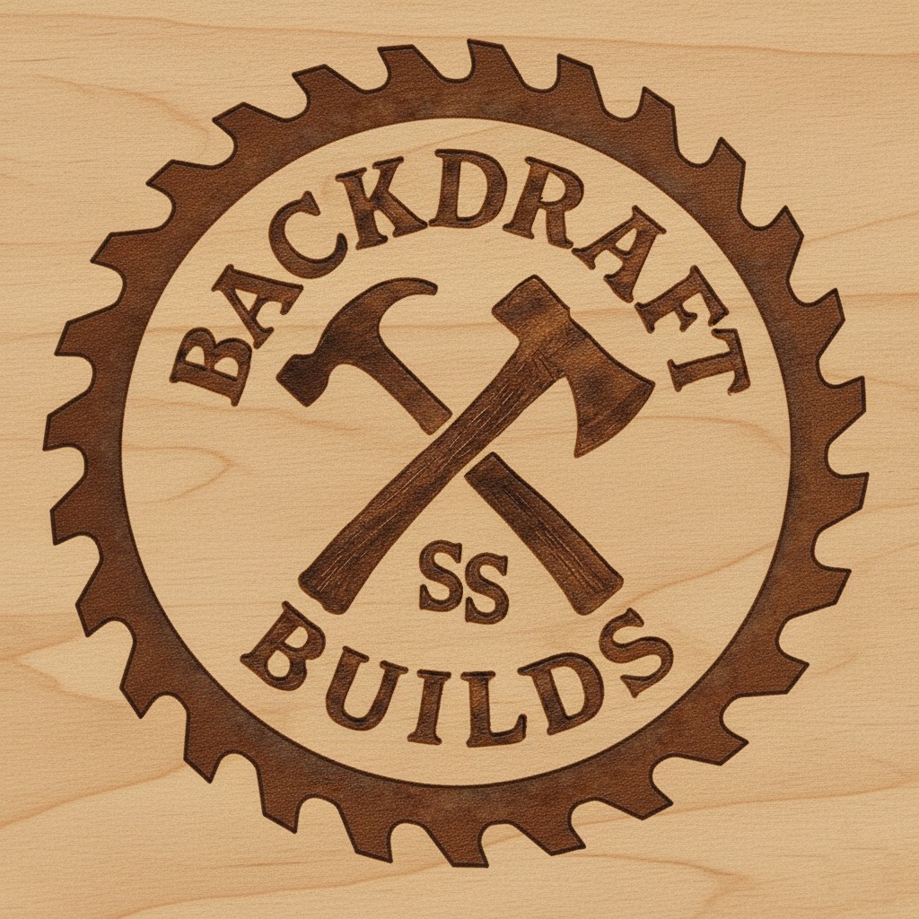 The first commissioned plaque, built... - Backdraft Builds | Facebook