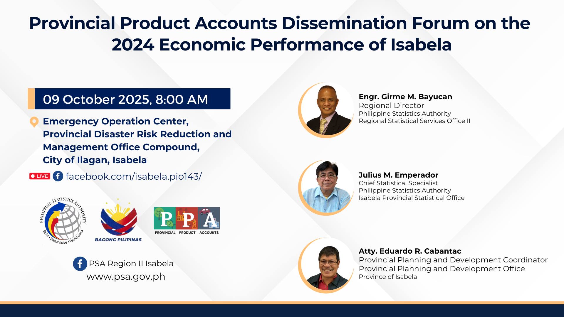 📊 Provincial Product... - PSA Region II Cagayan Valley | Facebook