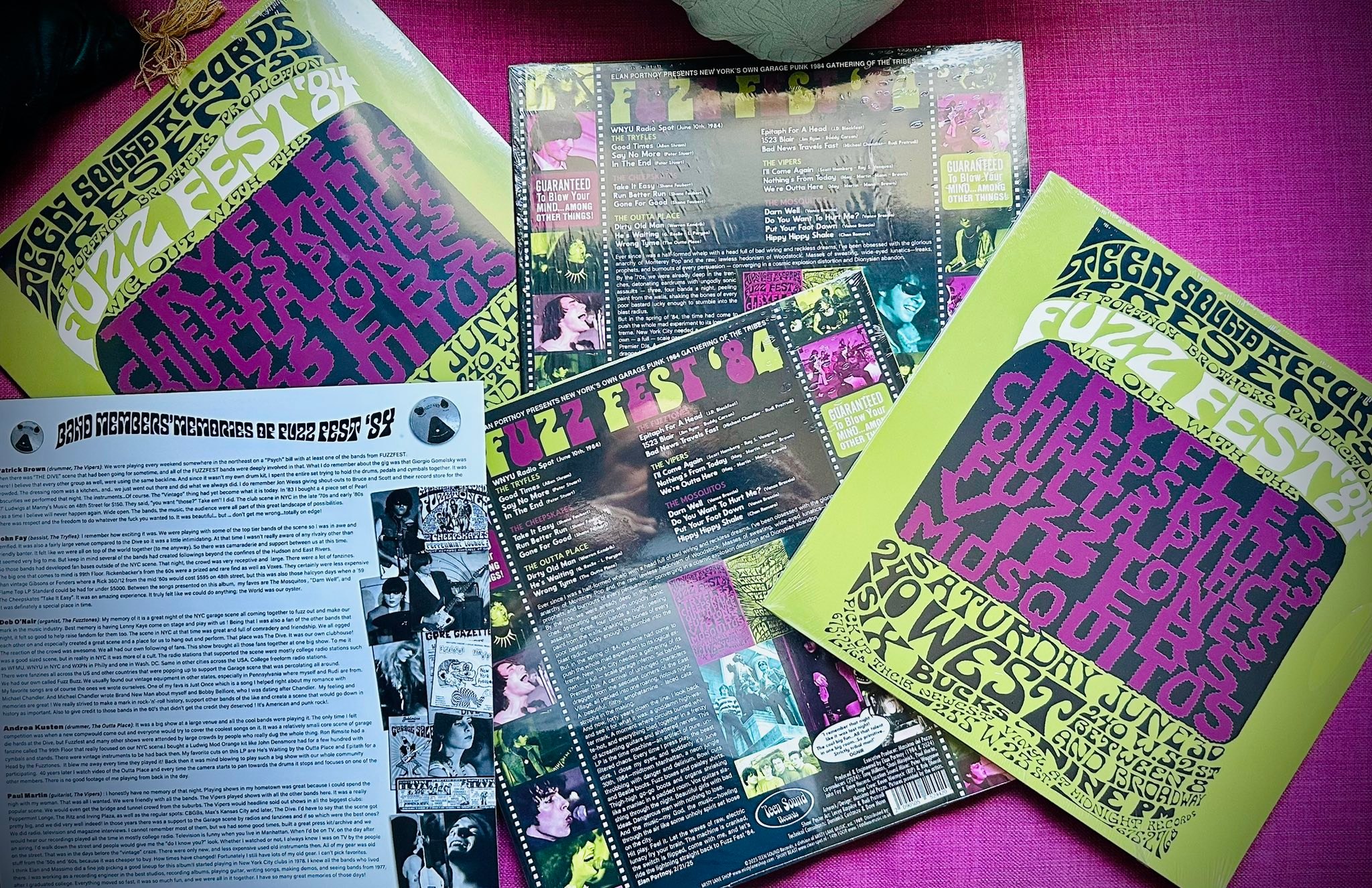 Out today on TEEN SOUND Records! V/A FUZZ FEST 