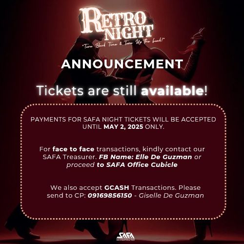 School - Exciting news! 🎟️ Tickets for the SAFA Night are still on sale ...