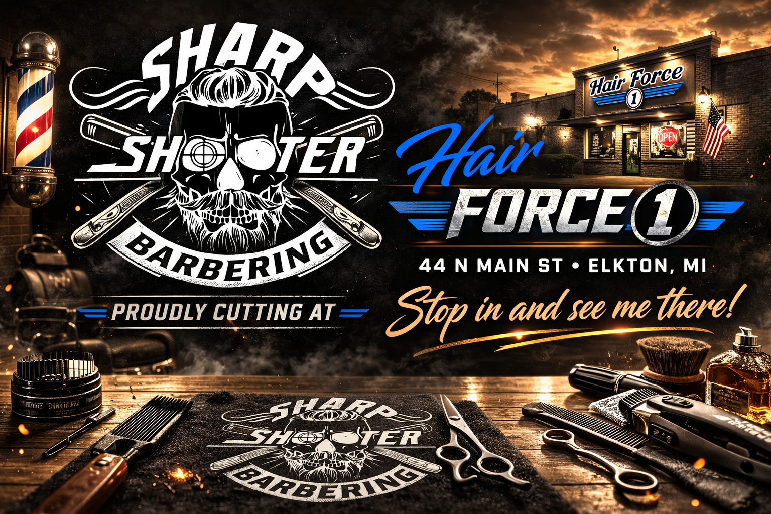 Sharp Shooter Barbering | Elkton MI