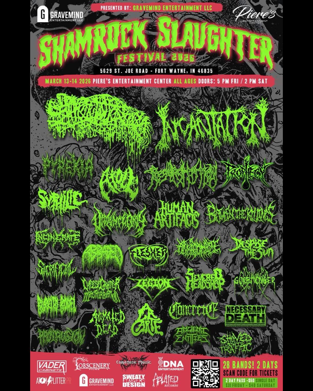 Shamrock - ⏳ 55 DAYS OUT!!!!! ☘️ SHAMROCK SLAUGHTER FEST 2026 ☘️ March ...