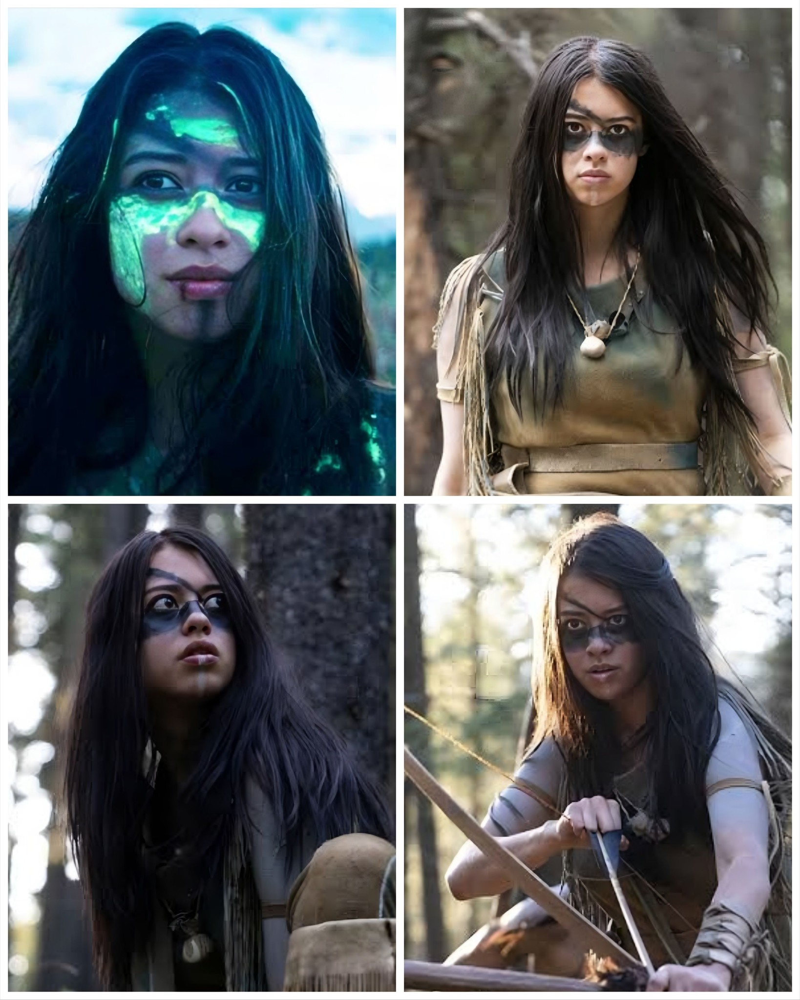 Behind - Amber Midthunder as Naru in Prey (2022) Amber Midthunder ...