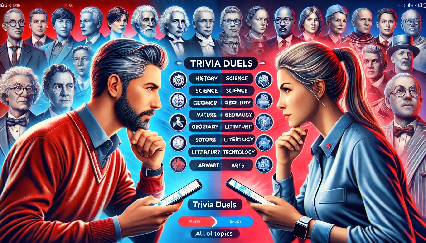 QuizAx trivia multiplayer duel with real people around the world