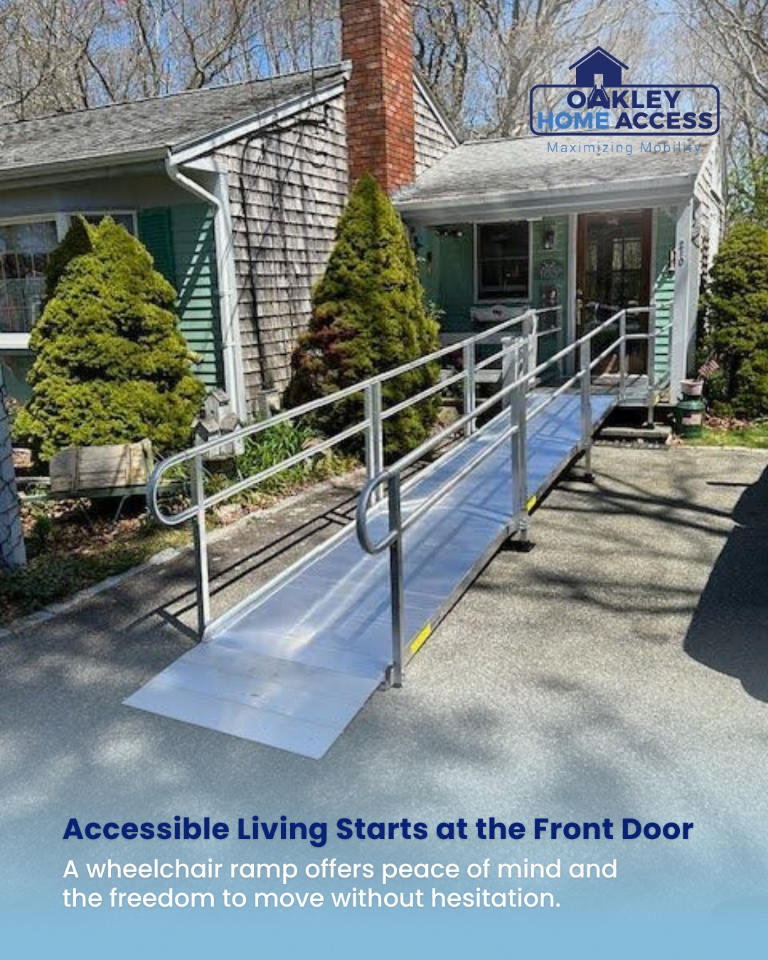 Oakley - We recently installed a wheelchair ramp to help a local ...
