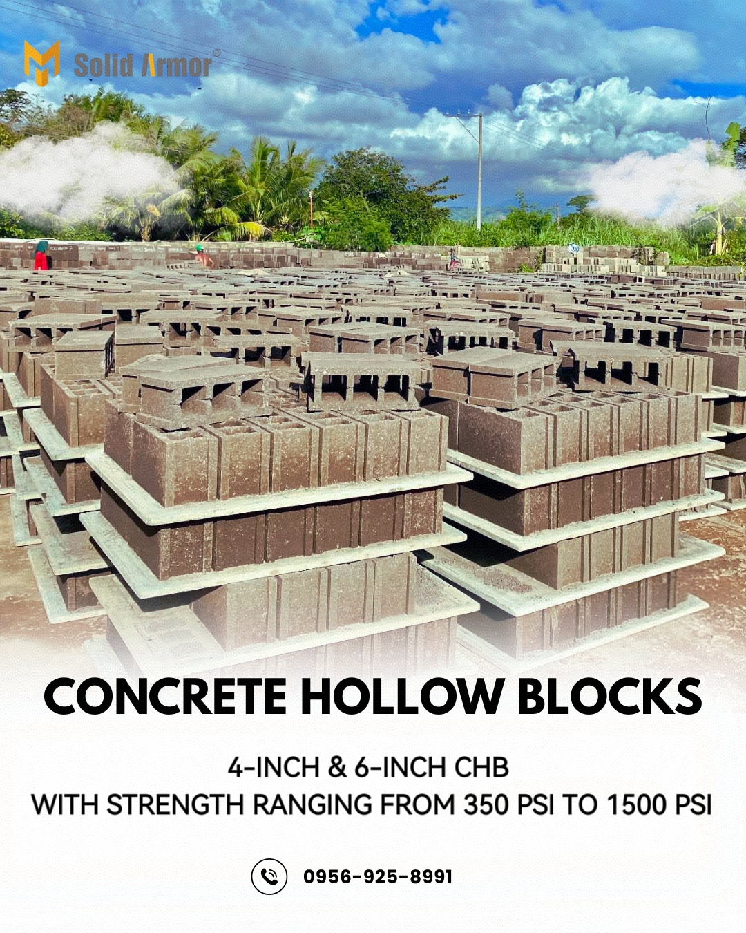 Solid - SOLID ARMOR CONCRETE HOLLOW BLOCK'S We provide machine-made ...