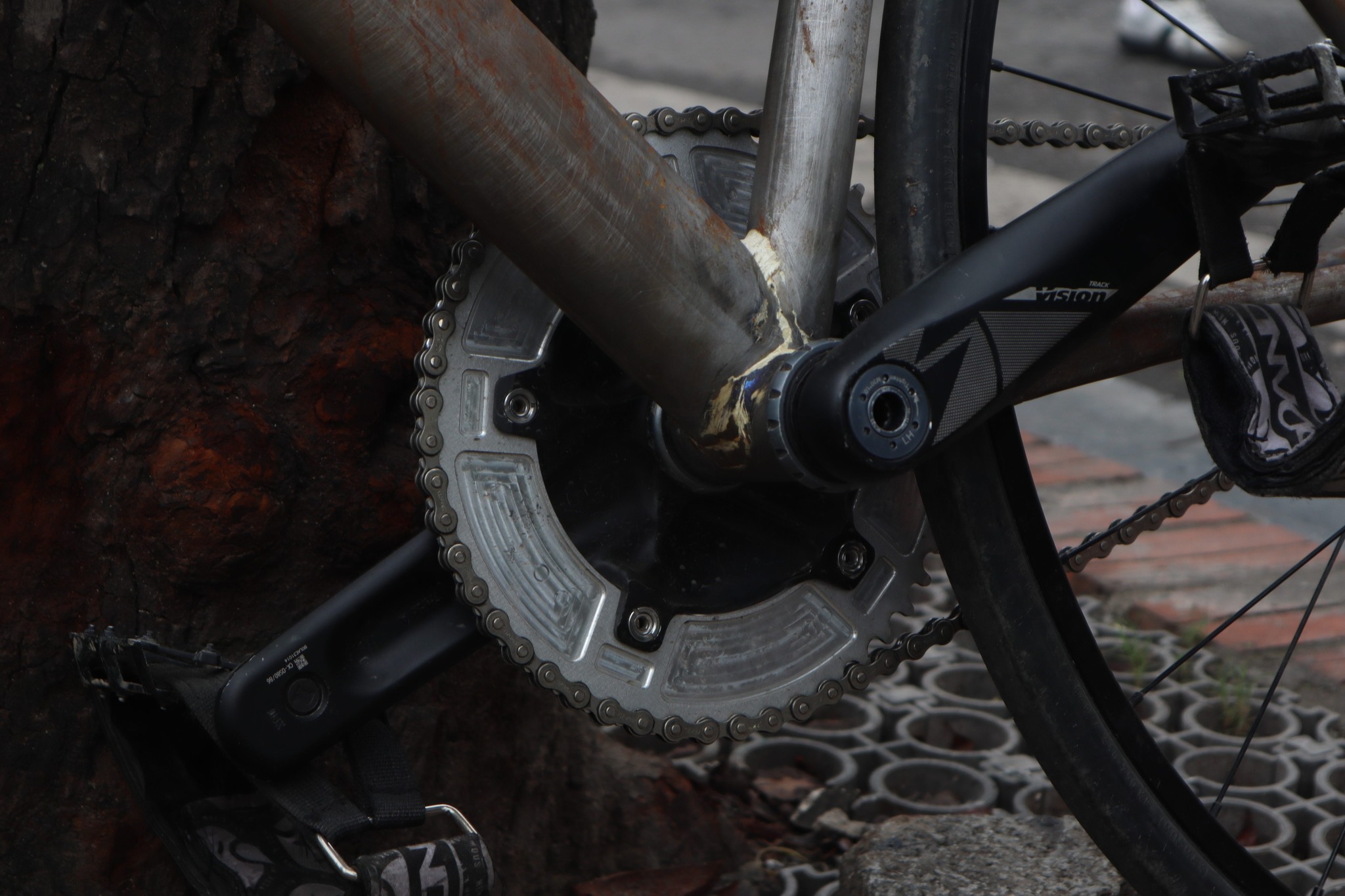 The Rad Rat, my temporary build, is the test bed for my chainrings 