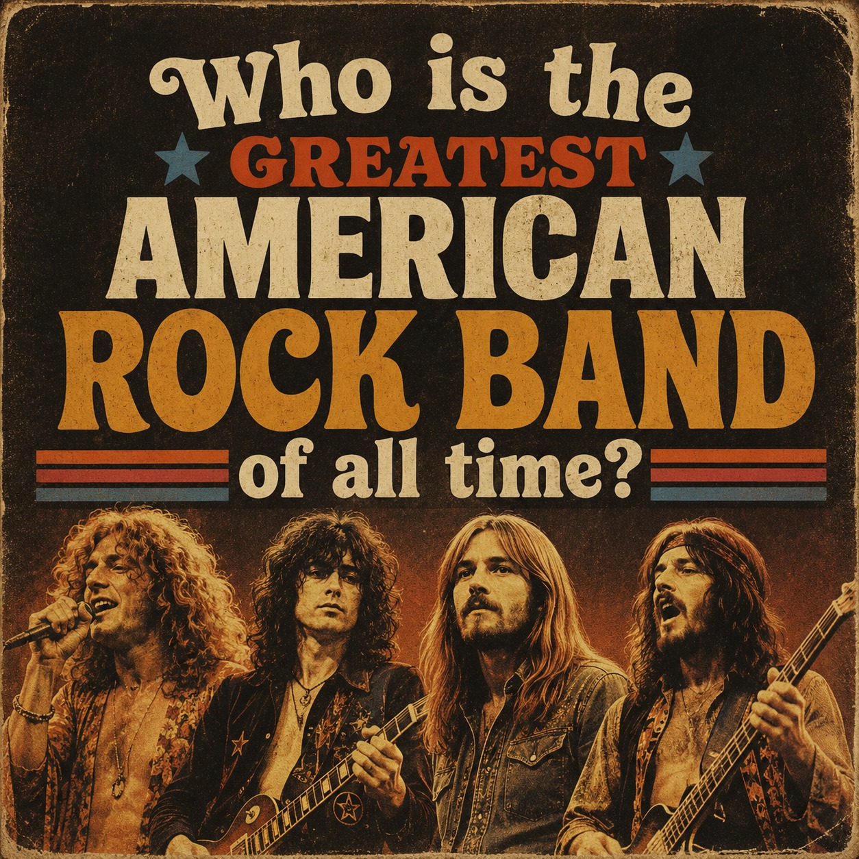 WHAT IS THE GREATEST AMERICAN ROCK BAND OF THE 60's and/or 70's