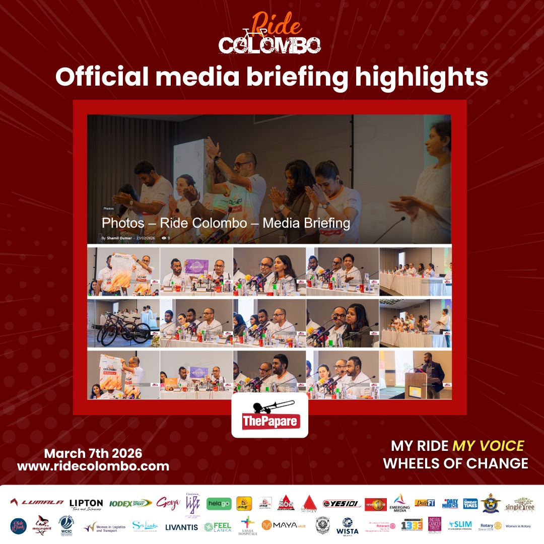 RideColombo - Captured moments from the Official Media Briefing of Ride ...