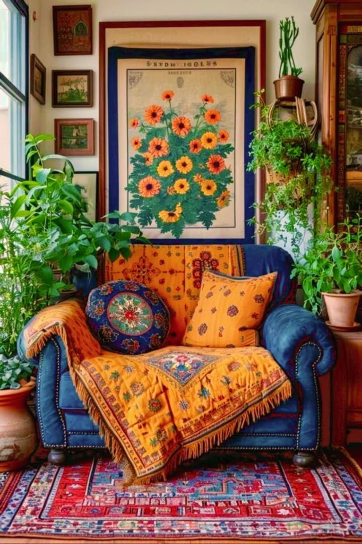 Boho - So beautiful 💙🧡 Check the comments for more ideas 👇 | Facebook