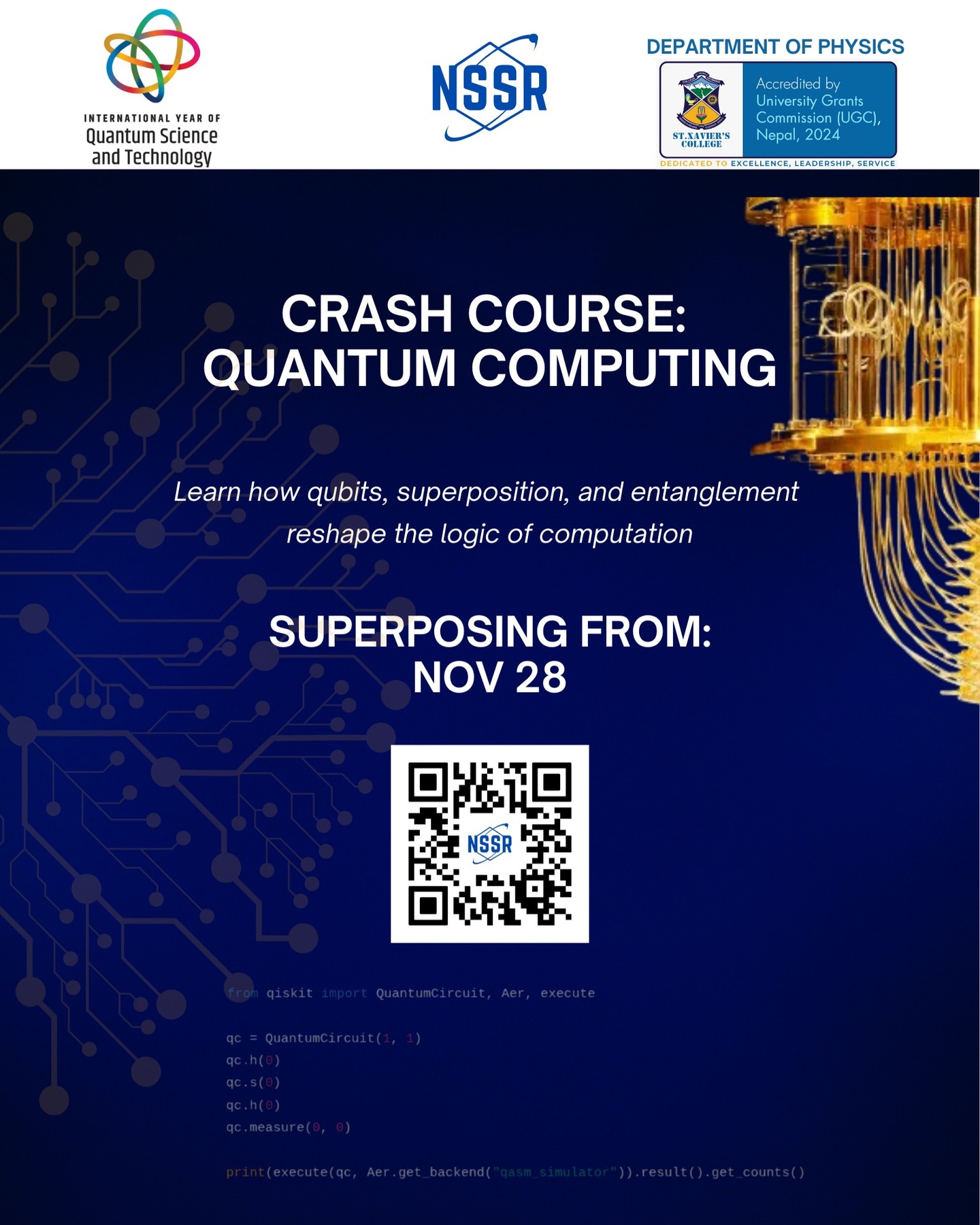Nepalese - 🌟 Dive into Quantum Computing! 🌟 In celebration of the ...