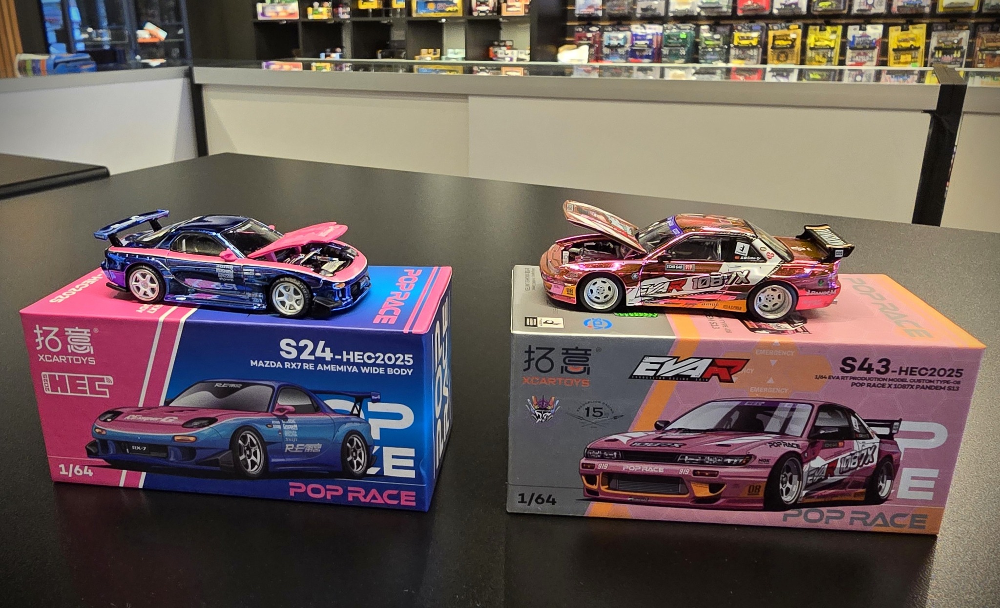 Pop Race World Japan at Minicar A Gogo 2025 with special edition