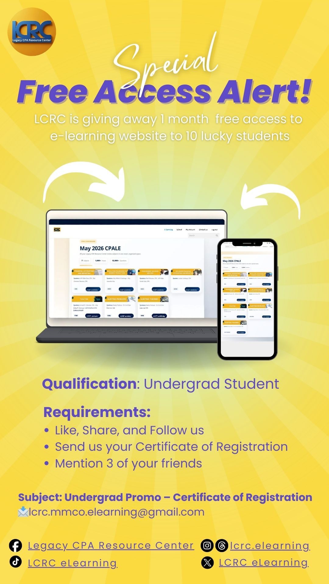 🎓 UNDERGRAD ACCOUNTANCY... - Legacy CPA Resource Center | Facebook