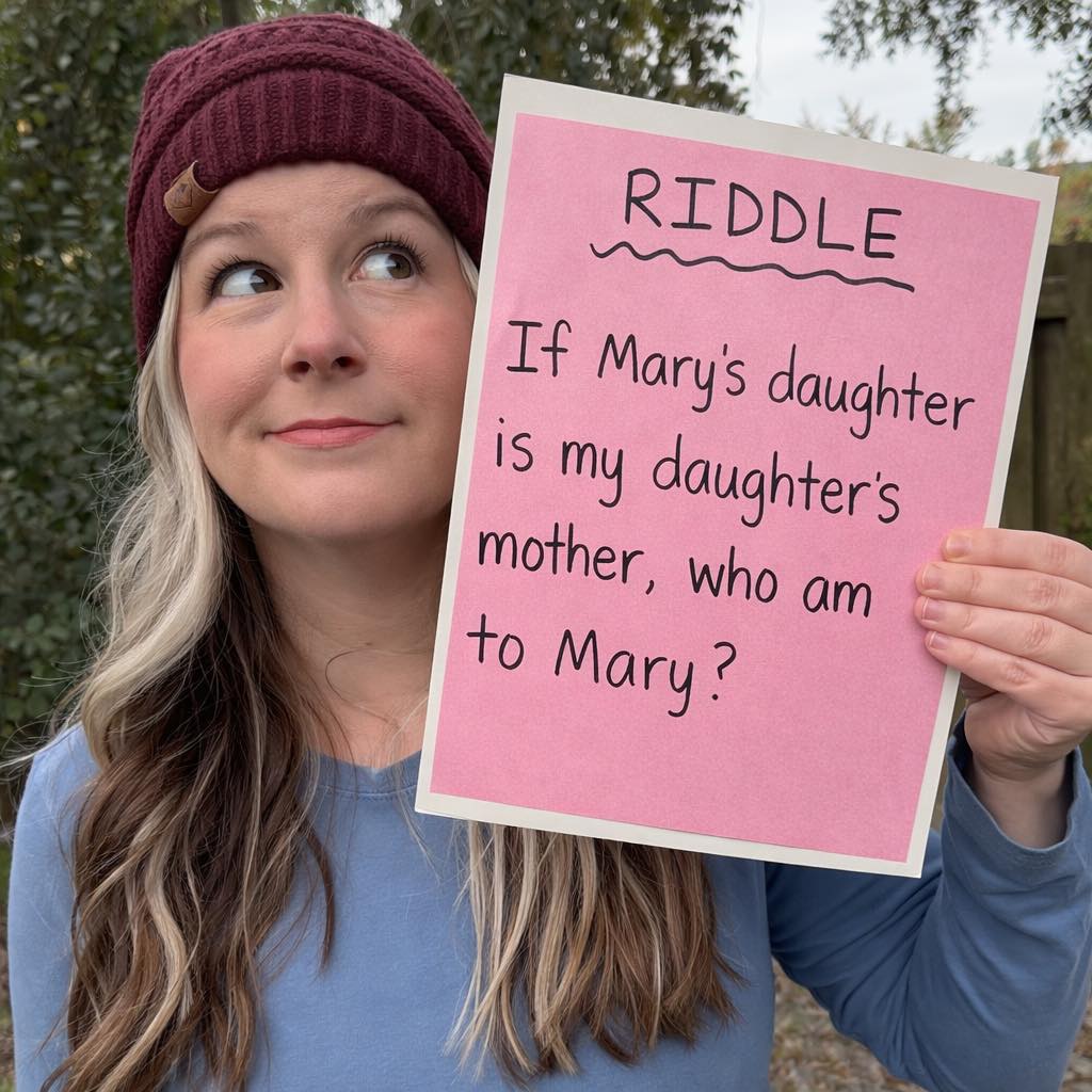 Tiffany - Who am I to Mary? #riddles #brainteaser | Facebook