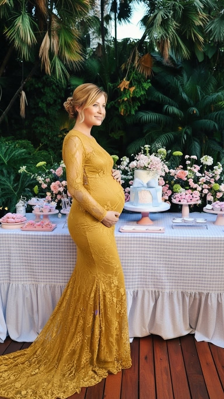 Some moments deserve a dress as special as the occasion itself. @samira.sfiii wears our Noah Maternity Maxi in White, capturing one of life's most beautiful chapters. A dress made for moments you'll