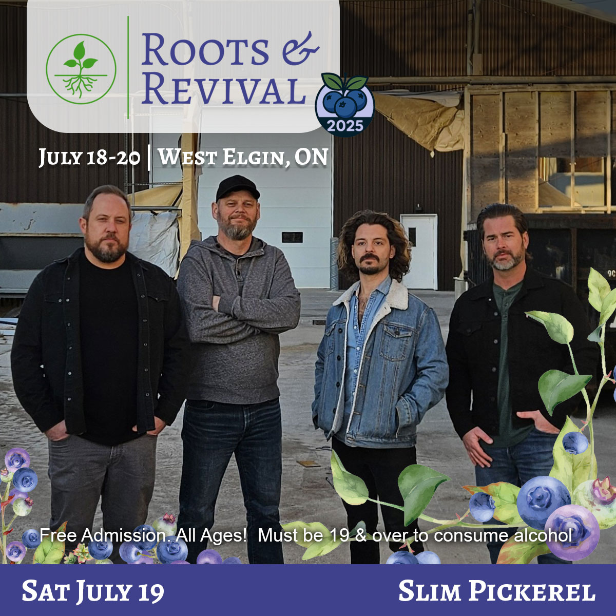 Roots & Revival - The countdown is on! SLIM PICKEREL... | Facebook