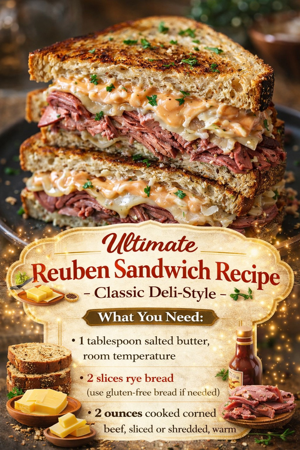 Flavor - Ultimate Reuben Sandwich Recipe – Classic Deli-Style ...