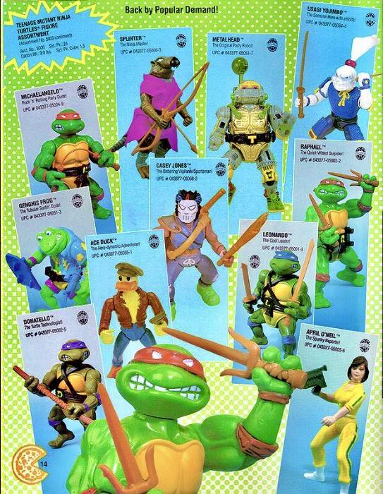 Print ad from 1991 for the Zen Intergalactic Ninja toy line from