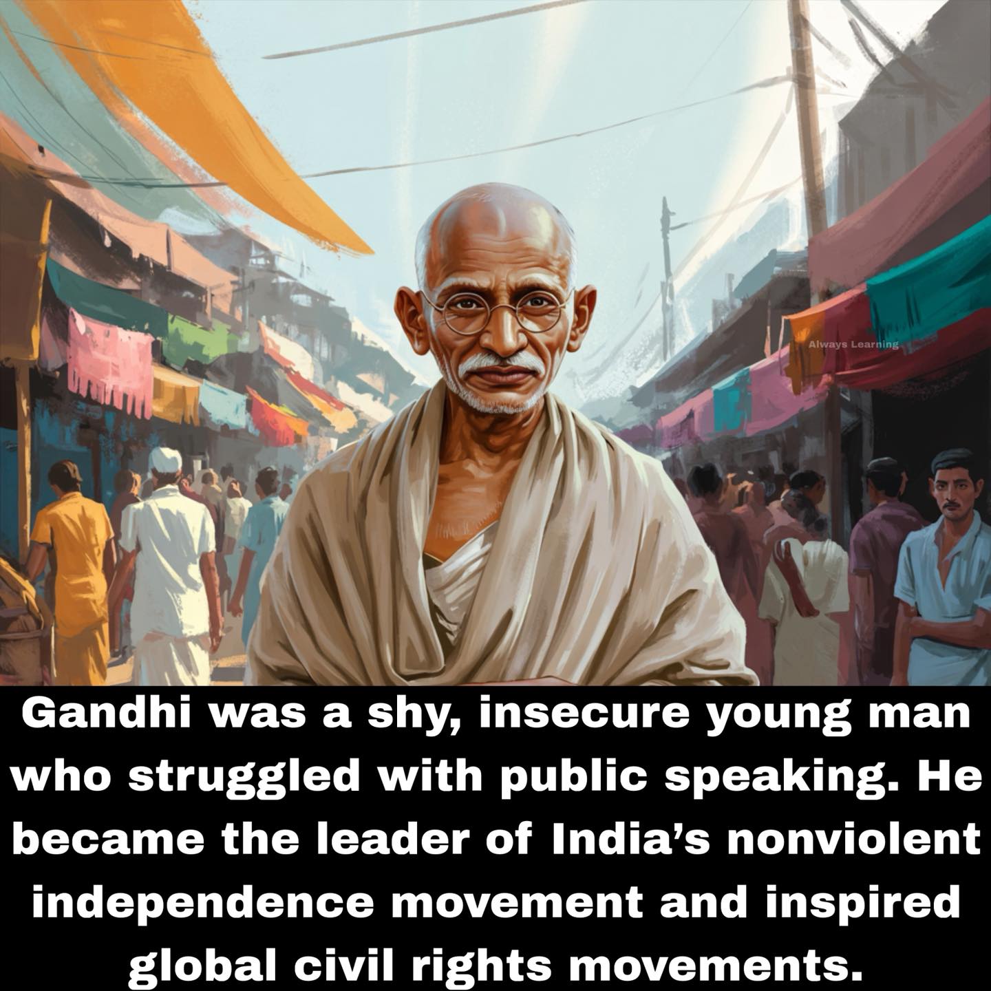 Always - Gandhi lived simply, dressed plainly, and deliberately ...