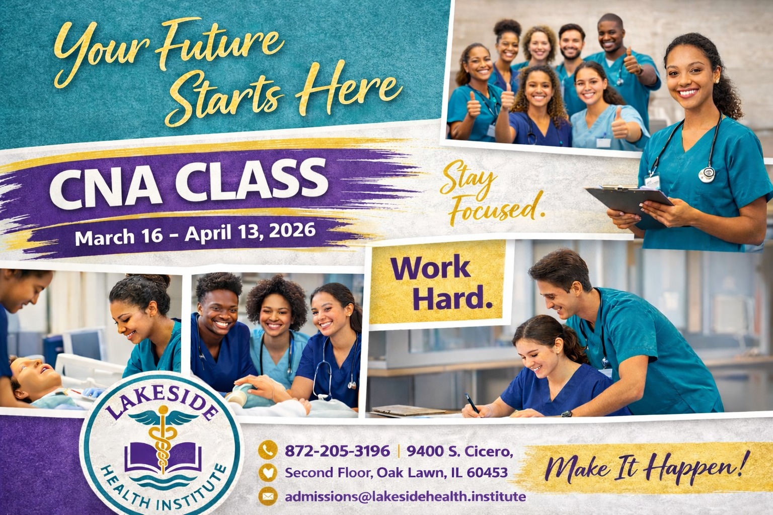 Lakeside - The countdown is on. Our next CNA class runs March 16, 2026 ...