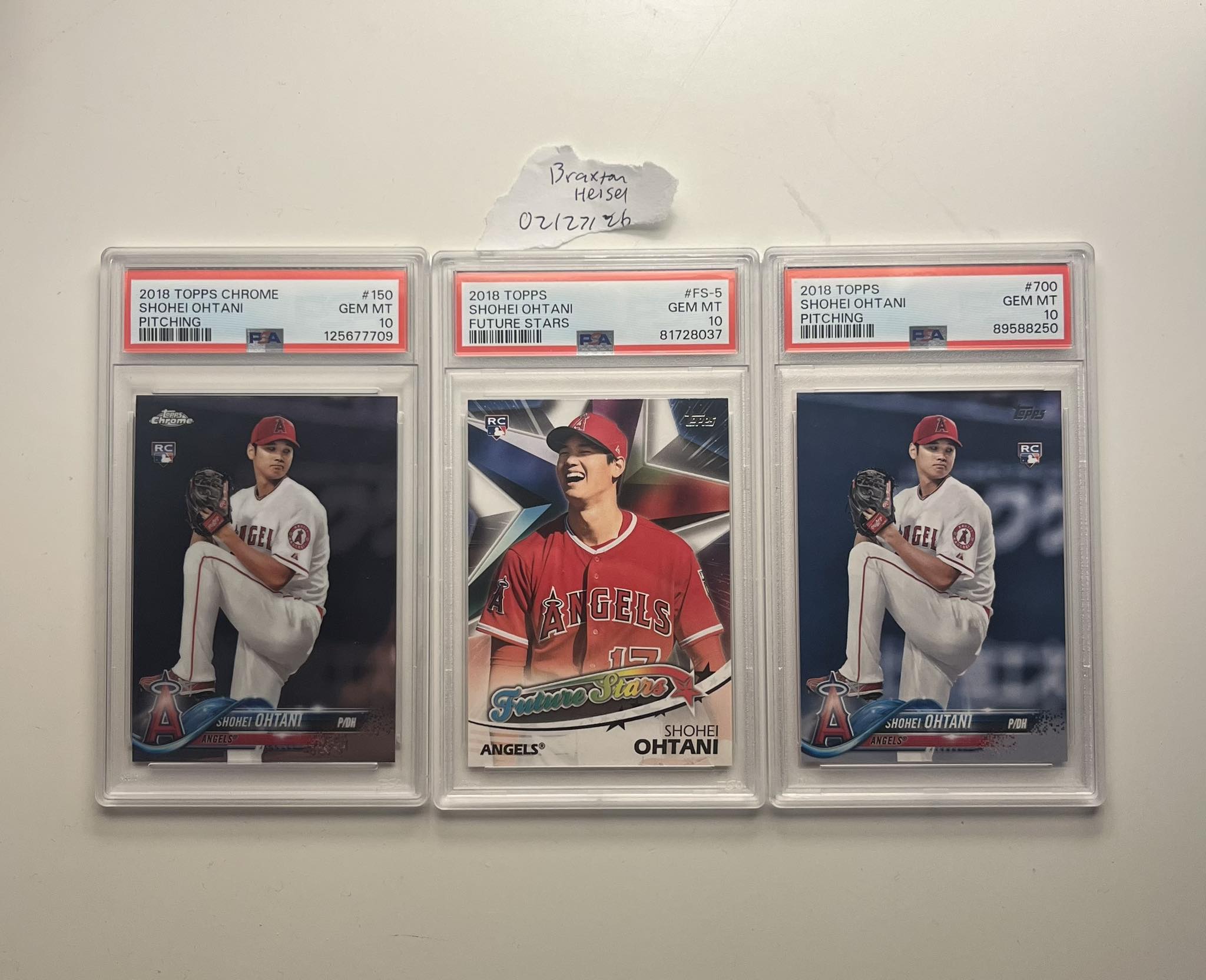 Shohei Ohtani baseball cards for sale
