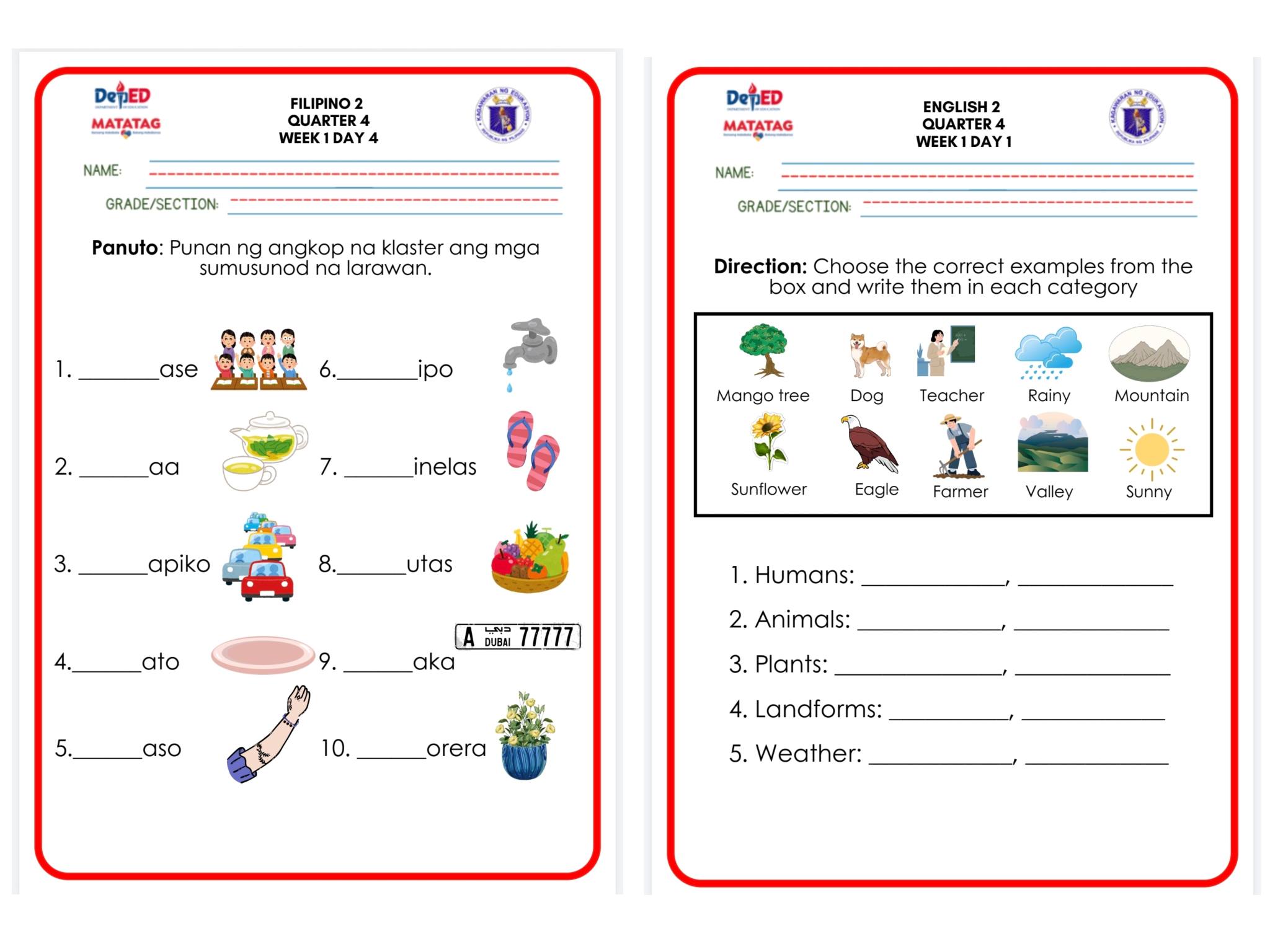 Deped Matatag Grade 2 Complete Files | 📝grade 2 Q4, FILES BAGO PAYMENT ...