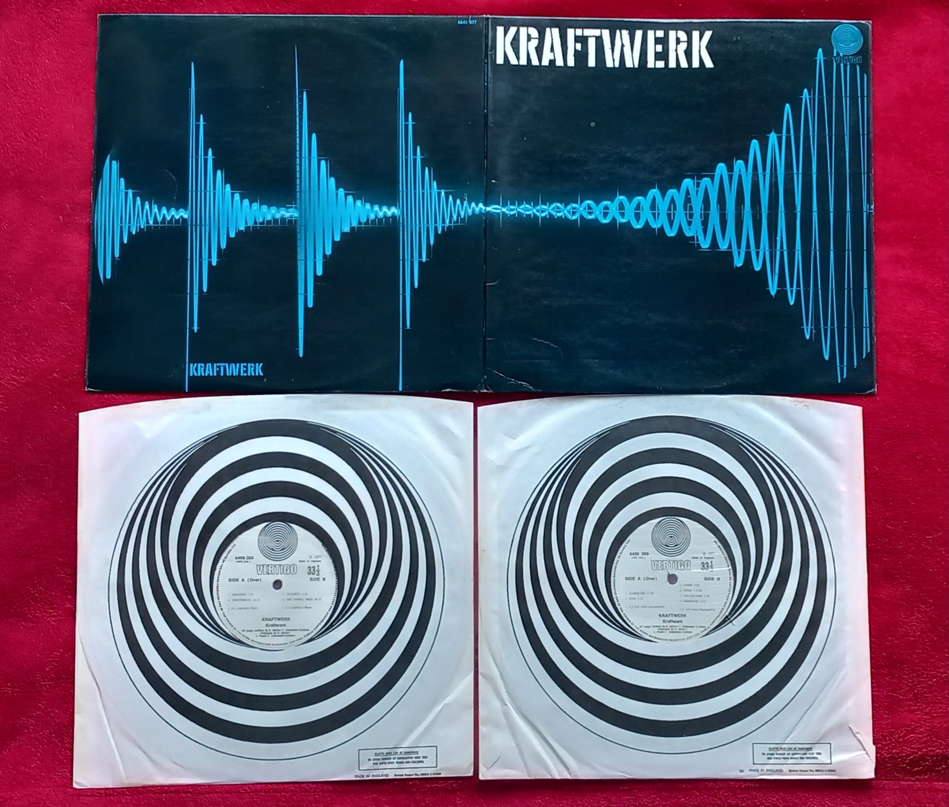 Kraftwerk - Kraftwerk (Compilation Kraftwerk I & II) Vertigo 1st 