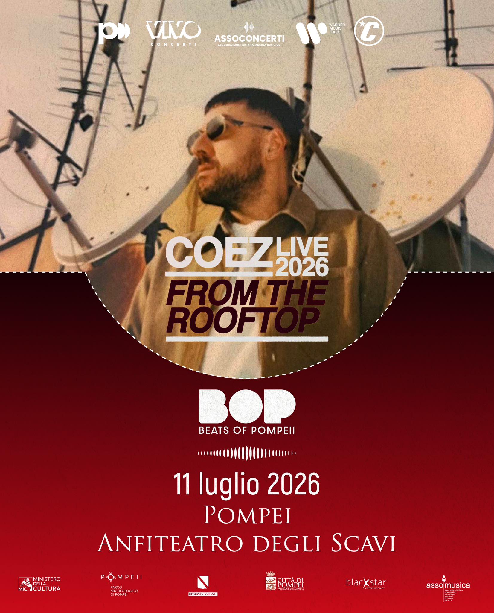 BOP - 🇮🇹 BOP – Beats of Pompeii COEZ LIVE 2026 – FROM THE ROOFTOP 11 ...