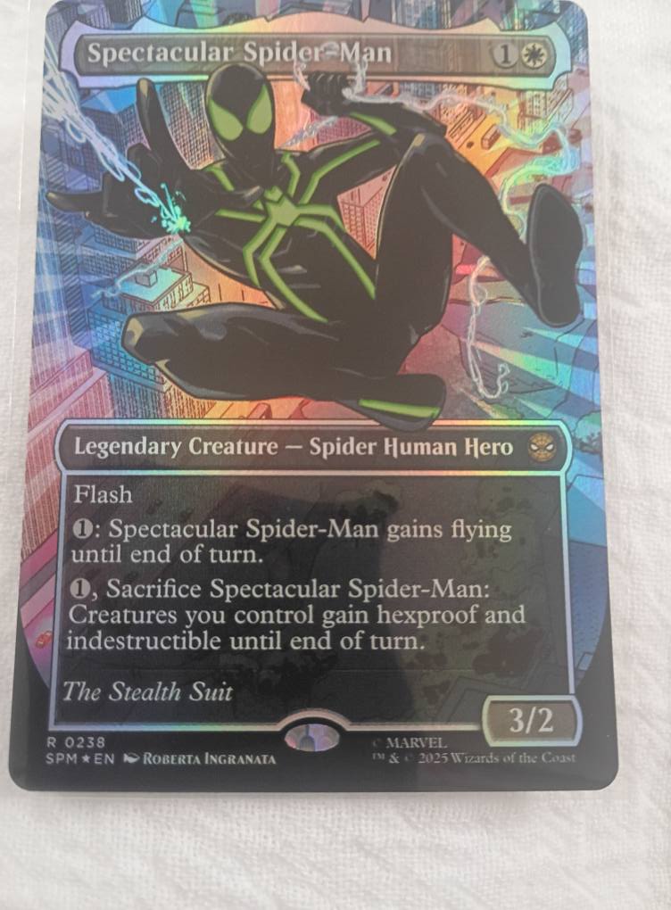 spectacular spiderman mtg card Spider-man | Scene Box | Spidey's Showdown Sacrifice Spectacular Spider Spiderman "Costume Changes" cards are