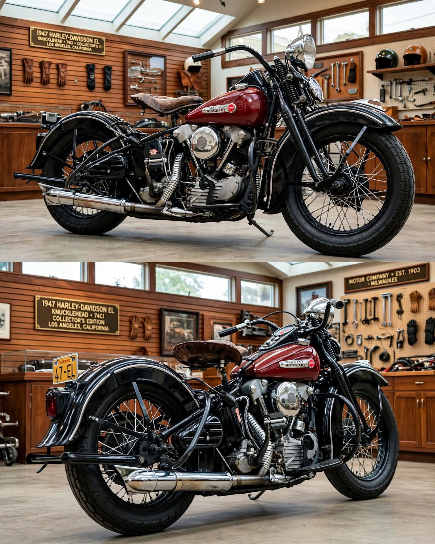 Restored, iconic, and unmistakably Harley 🏍️ This 1938