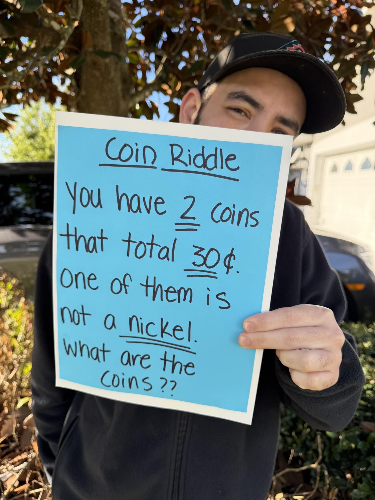 You have 2 coins #riddles #brainteaser - Tiffany and Drake | Facebook
