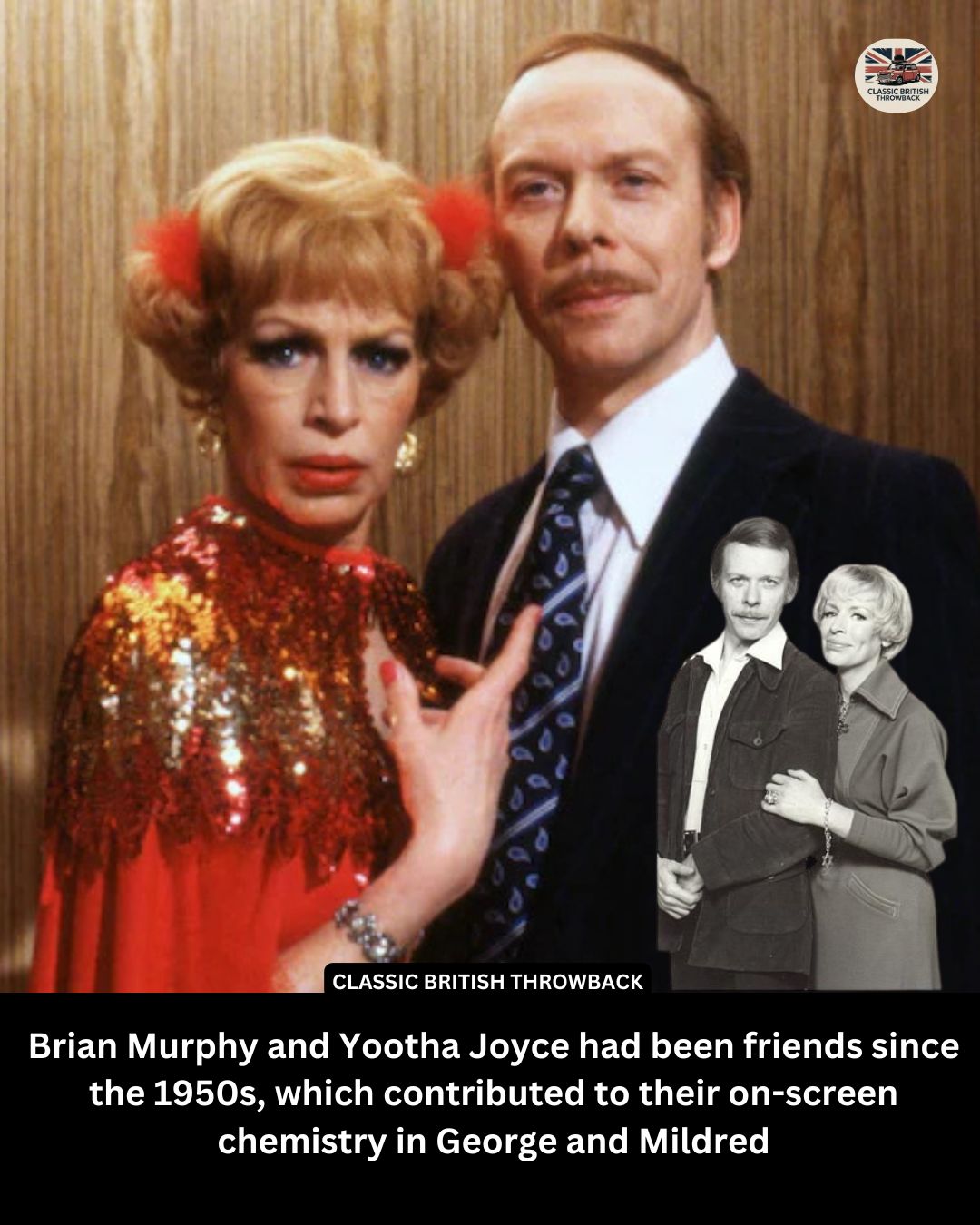 Classic - Brian Murphy and Yootha Joyce maintained a real-life ...