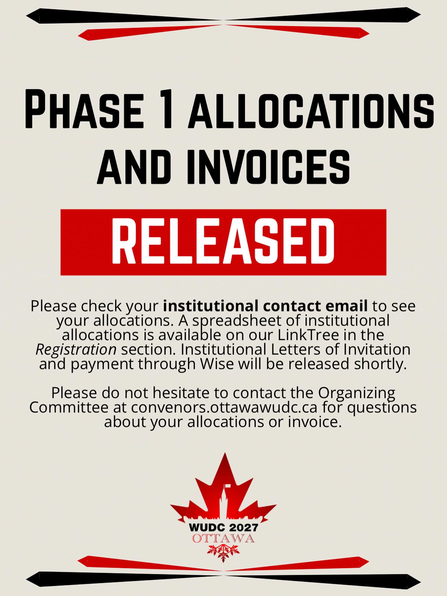 Ottawa WUDC 2027 | Ottawa ON